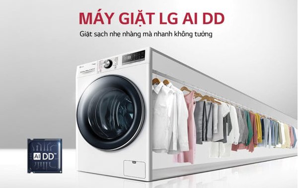 Máy giặt lồng ngang LG inverter 13 kg FV1413S4W giá tốt
