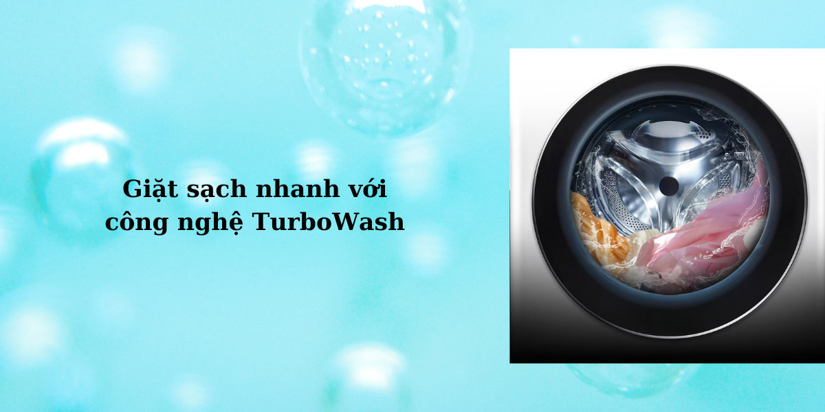 Máy giặt LG lồng ngang inverter 10kg FV1410S4W1 2023