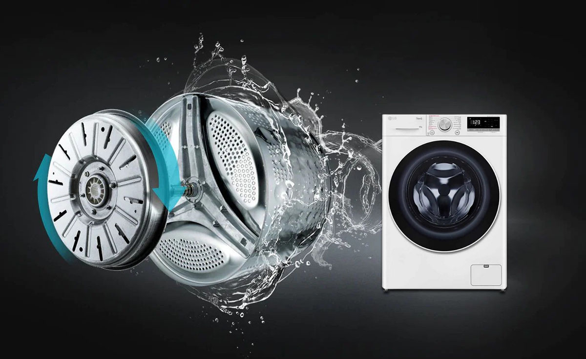 Máy giặt LG lồng ngang inverter 10kg FV1410S4W1 2023