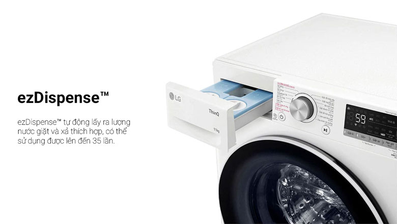 Máy giặt lồng ngang LG 11 kg inverter FV1411S4WA 2023 giá tốt
