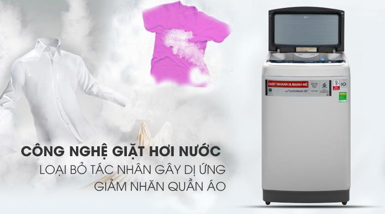 Máy giặt LG Inverter lồng đứng 12kg TH2112SSAV TurboWash3D