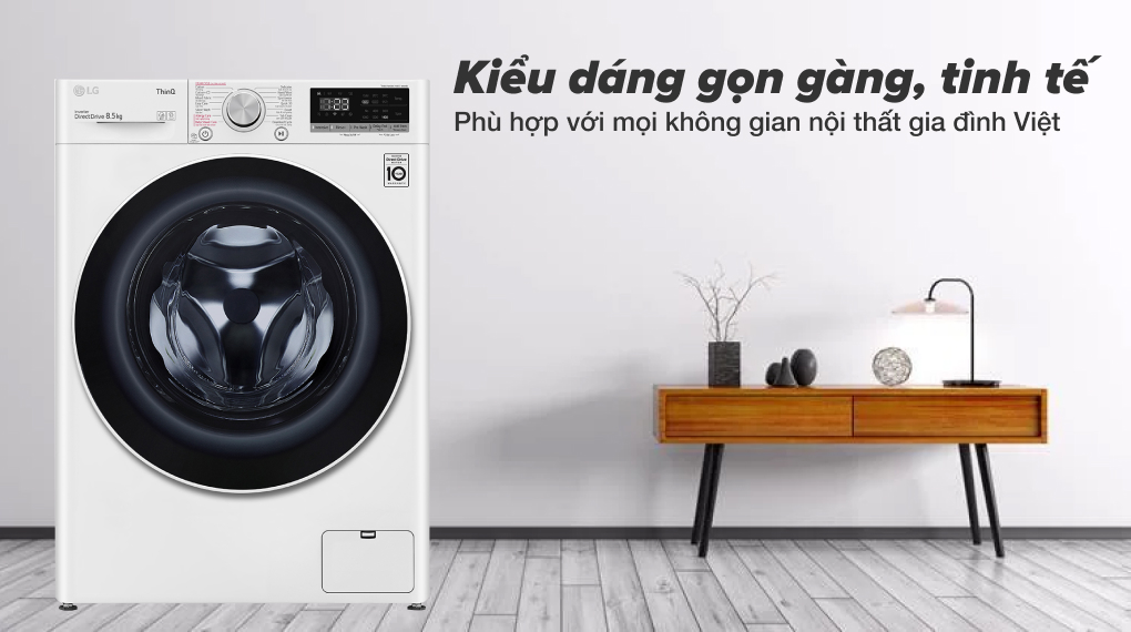 Máy giặt LG Inverter 8.5 kg FV1208S4W