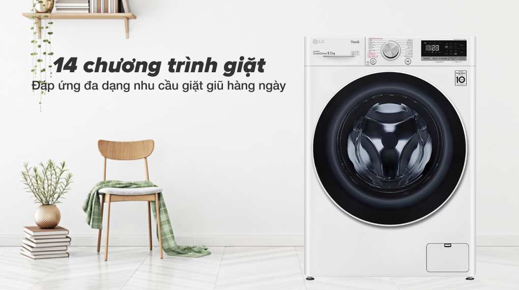 Máy giặt LG Inverter 8.5 kg FV1208S4W