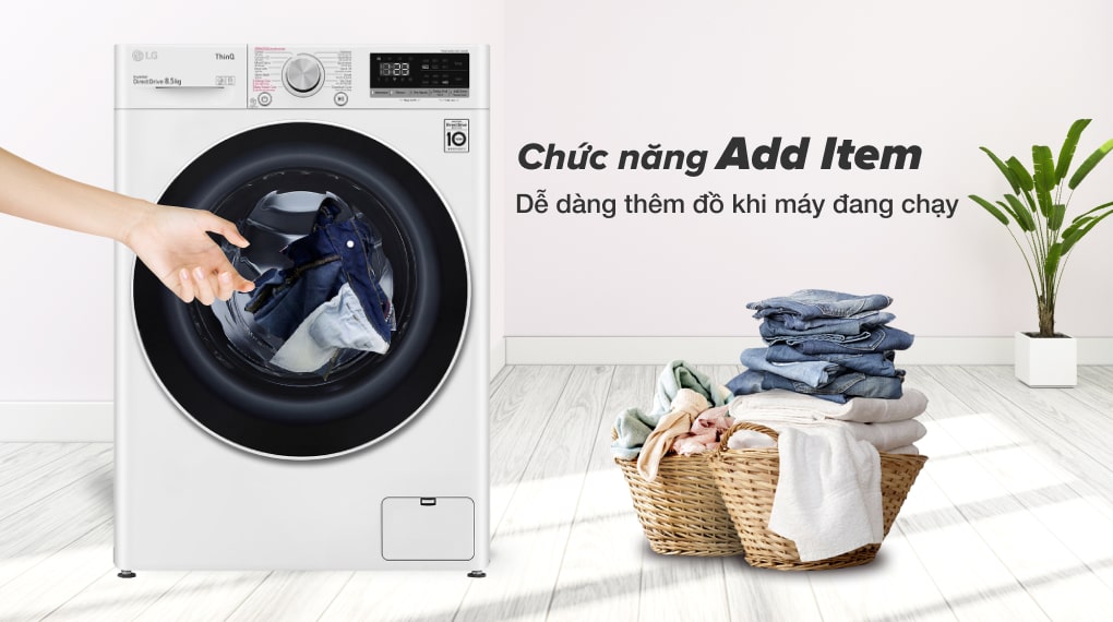 Máy giặt LG Inverter 8.5 kg FV1208S4W