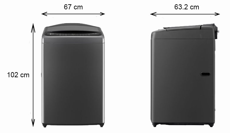 Máy giặt LG lồng đứng inverter 16 kg TV2516DV3B 2023