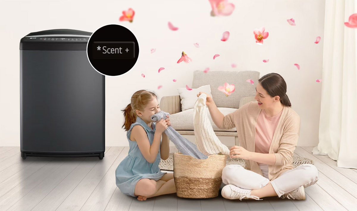 Máy giặt lồng đứng LG inverter 19 kg TV2519DV7B 2023