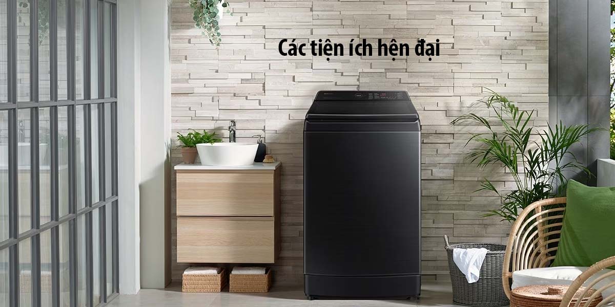 Máy giặt lồng đứng Samsung inverter 12 kg WA12CG5886BVSV 2023 giá tốt