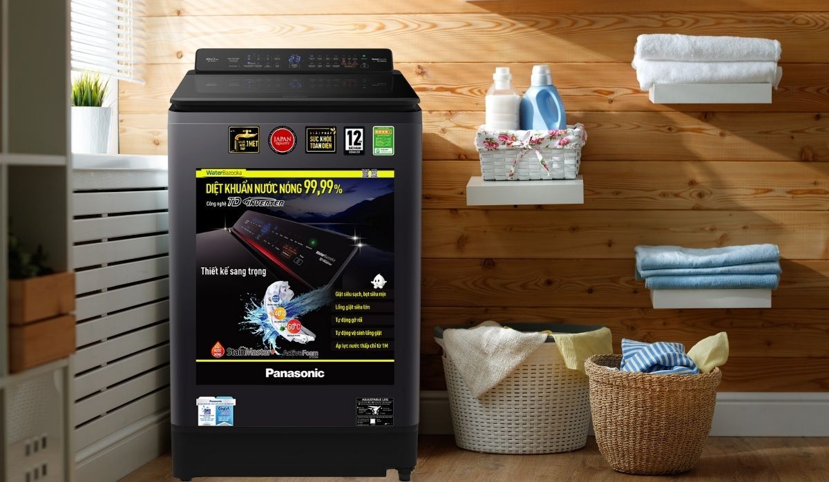 Máy giặt lồng đứng Panasonic inverter 14 kg FD14V1BRV