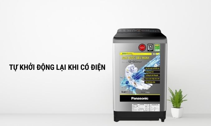 Máy giặt lồng đứng Panasonic inverter 9.5 kg NA-FD95X1LRV giá rẻ