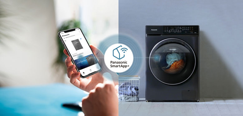 Máy giặt lồng ngang Panasonic inverter 9kg NA-V90FR1BVT 2022