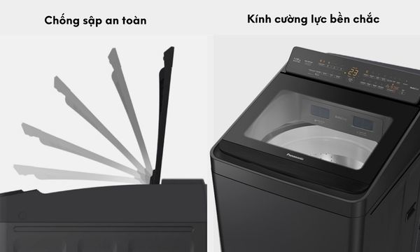 Máy giặt Panasonic lồng đứng inverter 11.5 kg NA-FD115W3BV 2023