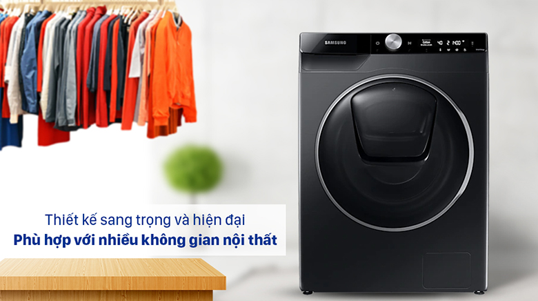 Máy giặt Samsung Addwash Inverter 10 kg WW10TP54DSB/SV lồng ngang