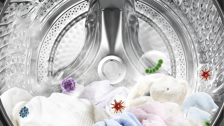 Máy giặt Samsung AI Inverter 9 kg WW90TP44DSH/SV lồng ngang