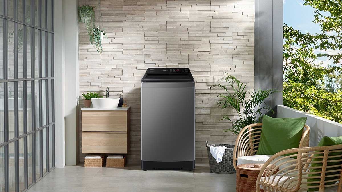Máy giặt Samsung lồng đứng inverter 9.5 kg WA95CG4545BD 2023