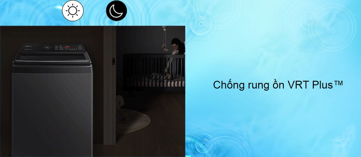 Máy giặt Samsung lồng đứng inverter 9.5 kg WA95CG4545BD 2023