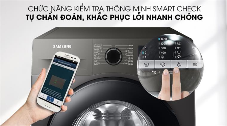 Máy giặt lồng ngang Samsung inverter 9.5 kg WW95TA046AX/SV giá rẻ