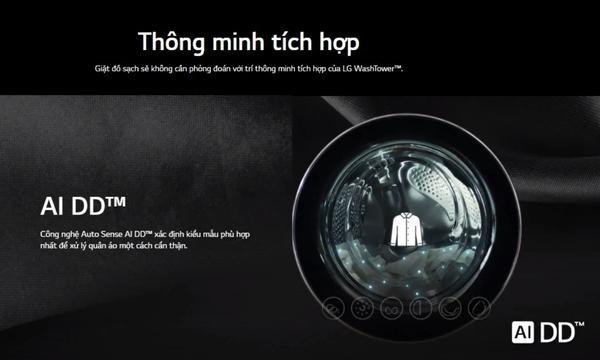 Máy giặt sấy LG inverter 25 kg WT2517NHEG siêu cao cấp