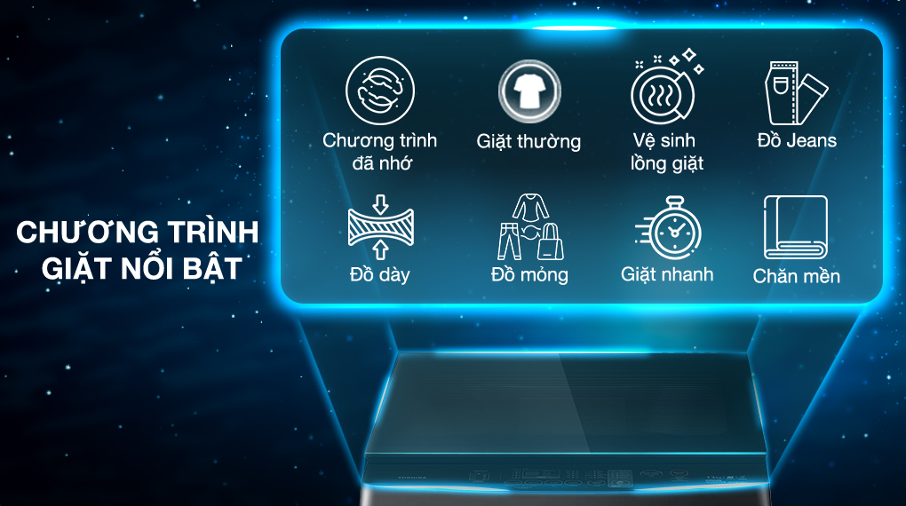 Máy giặt lồng đứng Toshiba inverter 13 kg DUM1400LV(MK) 2023