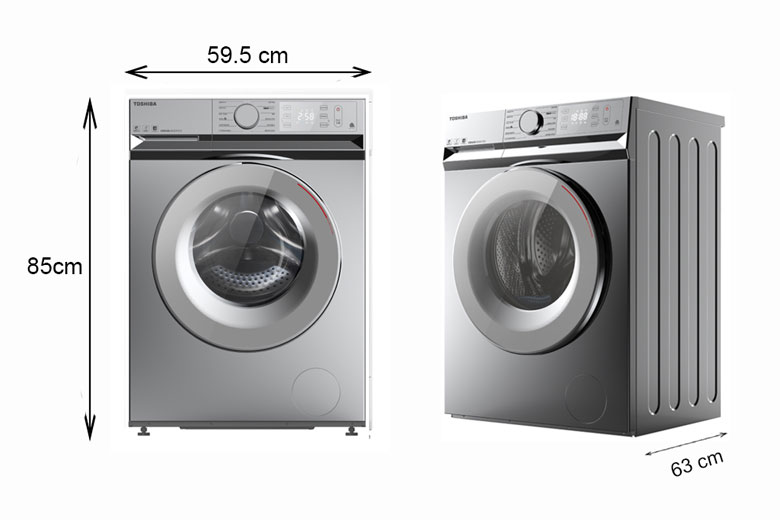Máy giặt Toshiba inverter 8.5 kg TW-BL95A4V(SS) giá rẻ