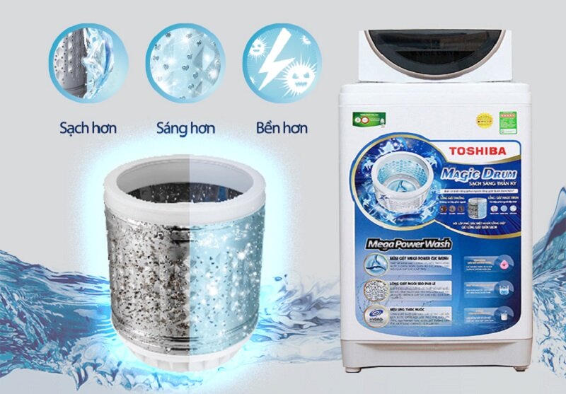 Máy giặt Toshiba AW-MF920LV (WK/ WB) - Lồng đứng, 8.2kg