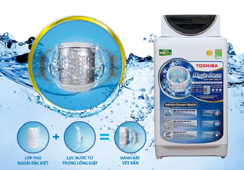 Máy giặt Toshiba AW-MF920LV (WK/ WB) - Lồng đứng, 8.2kg