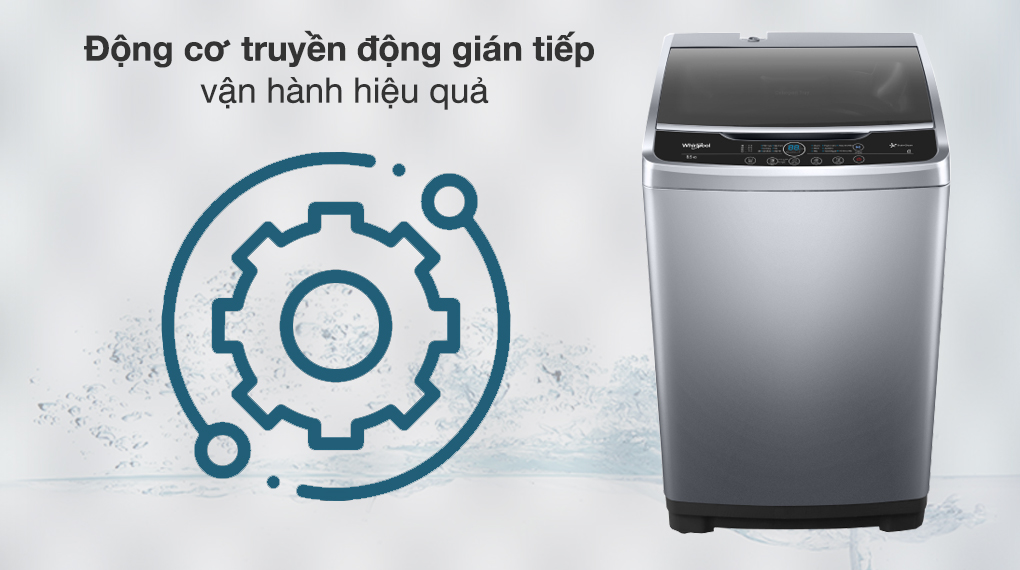 Máy giặt lồng đứng Whirlpool 8.5 kg VWVC8502FS