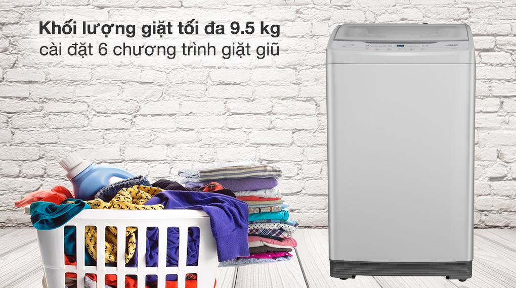 Máy giặt lồng đứng Whirlpool 9.5 kg VWVC9502FW