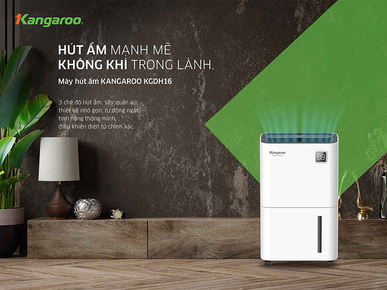 Máy hút ẩm Kangaroo 16 lít KGDH16 giá rẻ