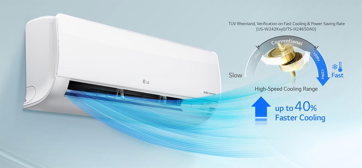 Điều hòa LG 1 chiều inverter 9000 btu V10WIN 2023