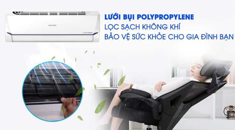 ĐIỀU HÒA SHARP 1 CHIỀU INVERTER 9000BTU AH-X9XEW mang lại không khí trong lành