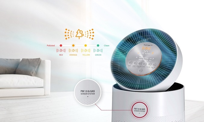 Máy lọc không khí LG PuriCare AS65GDWH0 1 tầng (safeplus)