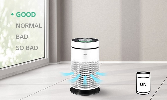 Máy lọc không khí LG PuriCare AS65GDWH0 1 tầng (safeplus)