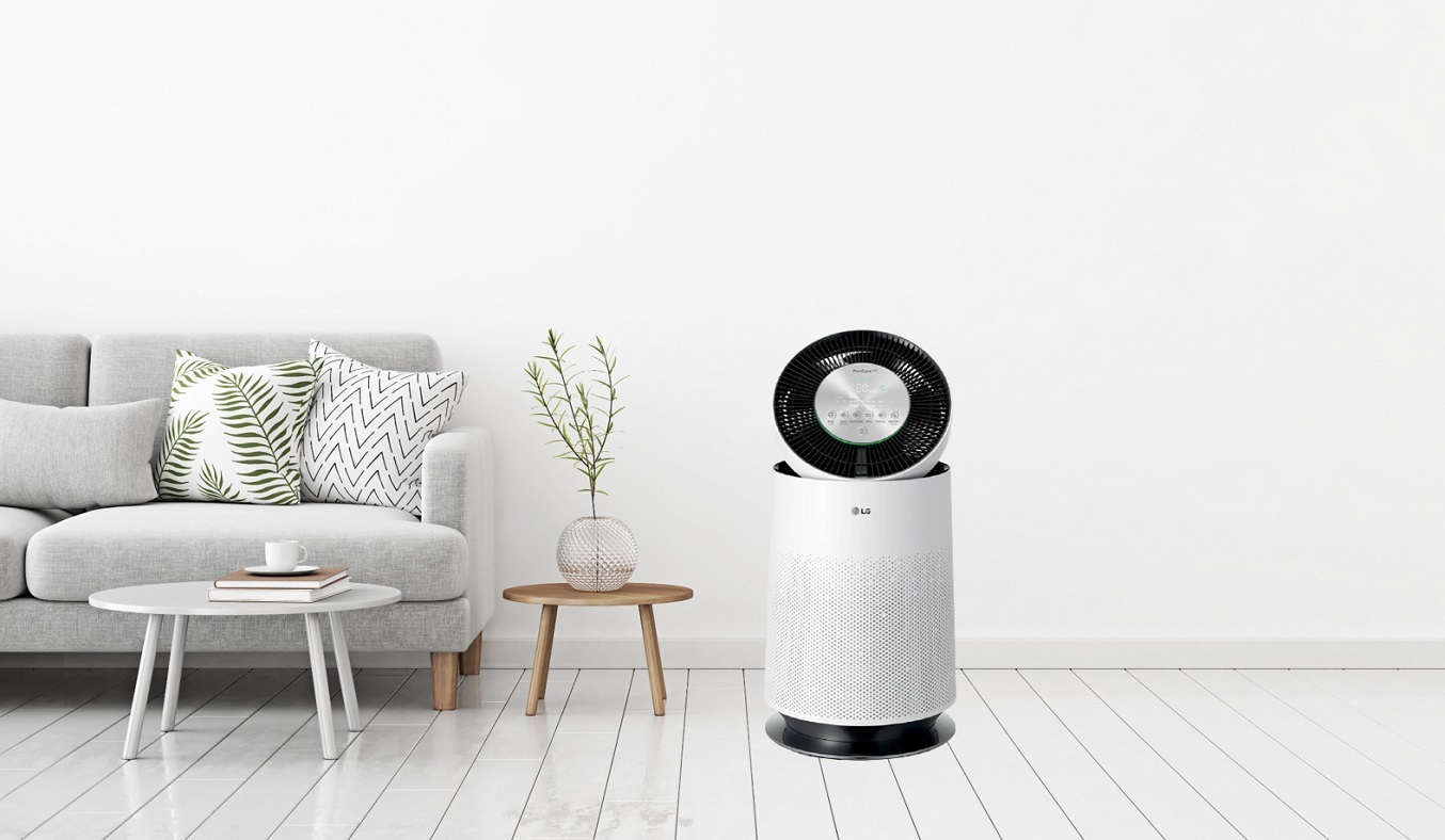 Máy lọc không khí LG PuriCare AS65GDWH0 1 tầng (safeplus)