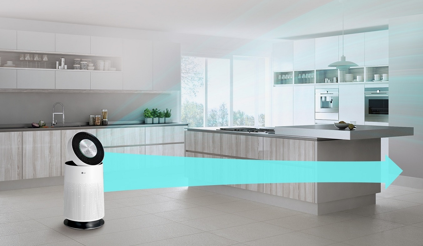 Máy lọc không khí LG PuriCare AS65GDWH0 1 tầng (safeplus)