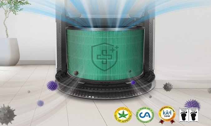 Máy lọc không khí LG PuriCare AS65GDWH0 1 tầng (safeplus)