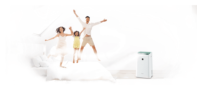 Lọc không khí và hút ẩm 16 lít SHARP DW-E16FA-W lọc không khí và khử khuẩn tốt