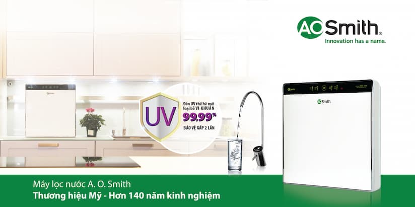 Máy lọc nước AOSmith RO Side - Stream AR75-U2 chính hãng