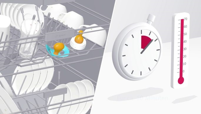 Máy rửa bát Bosch kết nối Homeconnect hiện đại, thông minh SMU6ECS57E