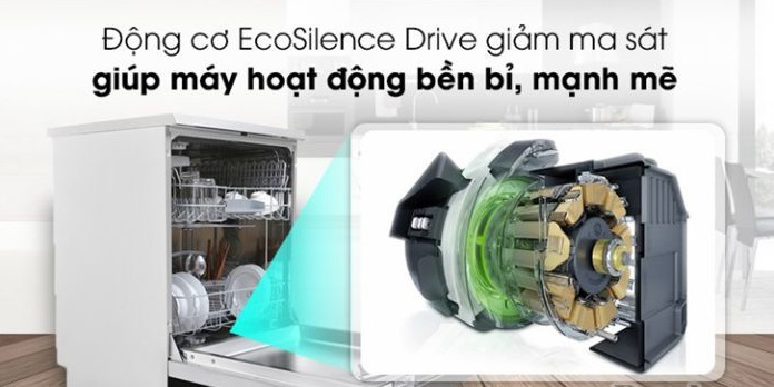 Máy rửa bát Bosch 14 bộ series 6 SMI6ZCS00Ecó sấy Zeolith giá tốt
