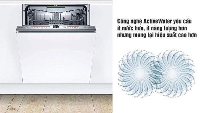 Máy rửa bát Bosch 14 bộ SMV6ZCX49E serie 6