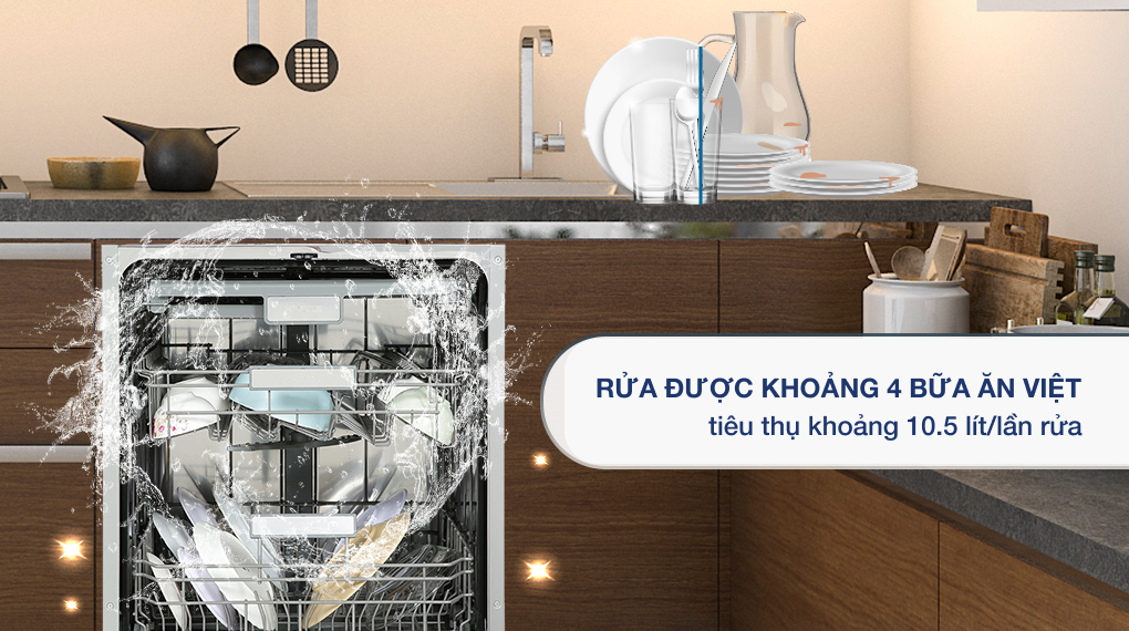 Máy rửa bát âm tủ Hafele HDW-FI60AB (538.21.330)