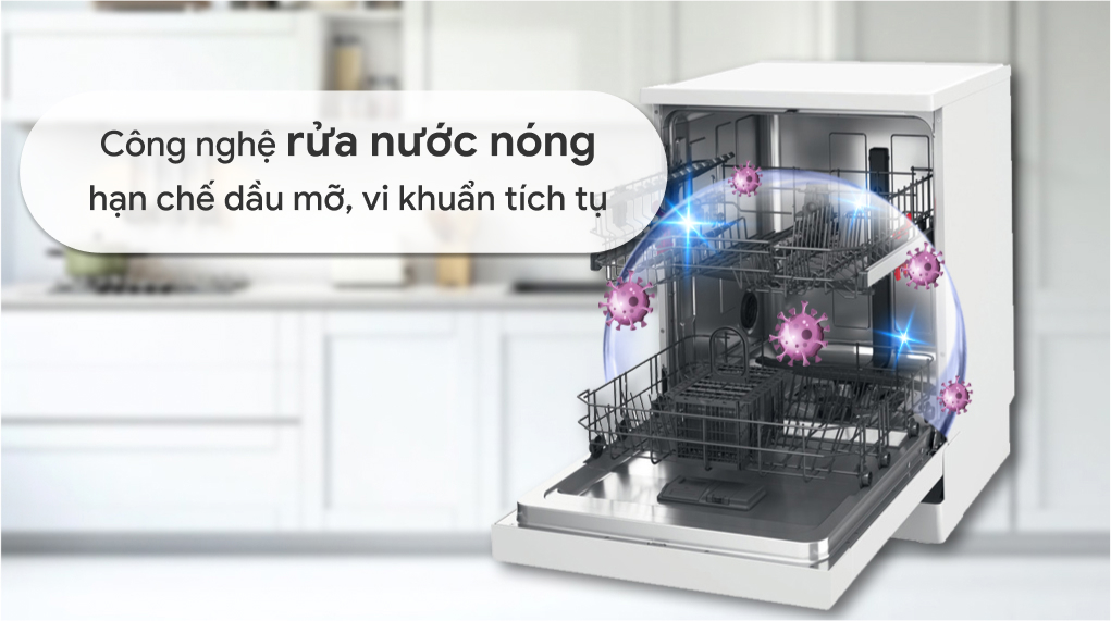 Máy rửa bát độc lập Whirlpool 13 bộ WFE2B19 2022 giá rẻ
