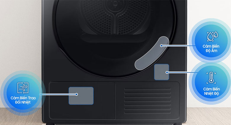 Máy sấy Bespoke AI™ Heatpump Samsung 17 kg DV17B9750CV 2023