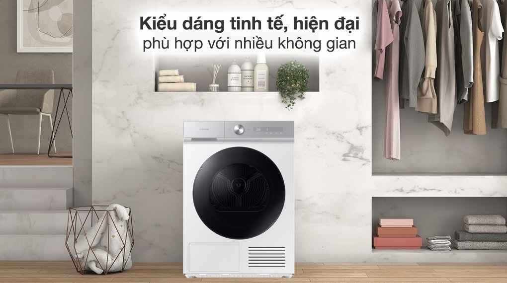 Máy sấy bơm nhiệt Samsung 9 kg DV90BB9440GH/SV 2023