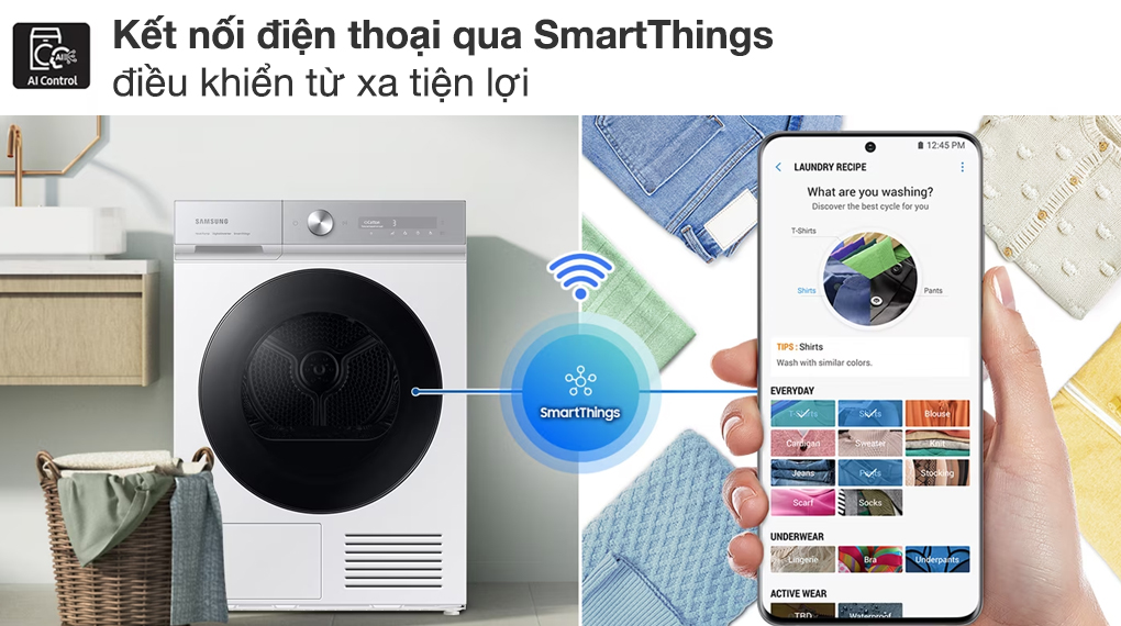 Máy sấy bơm nhiệt Samsung 9 kg DV90BB9440GH/SV 2023