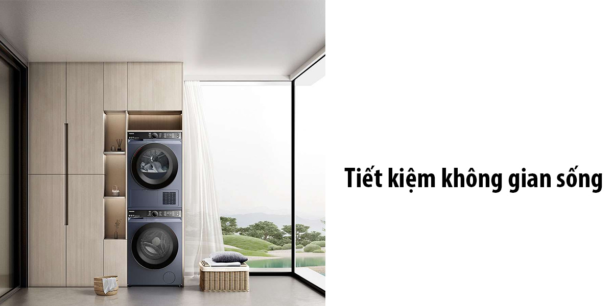 [2023] Máy sấy bơm nhiệt Toshiba 10 kg TD-BK110GHV (MK)