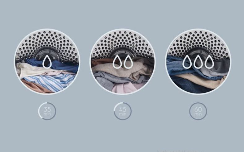 Máy sấy thông hơi 8,5kg UltimateCare 300 EDV854J3WB chu trình sấy thông minh