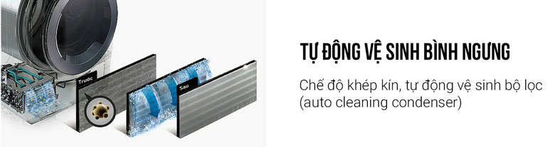 Máy sấy bơm nhiệt LG DUAL inverter 10.5 kg DVHP50B 2023