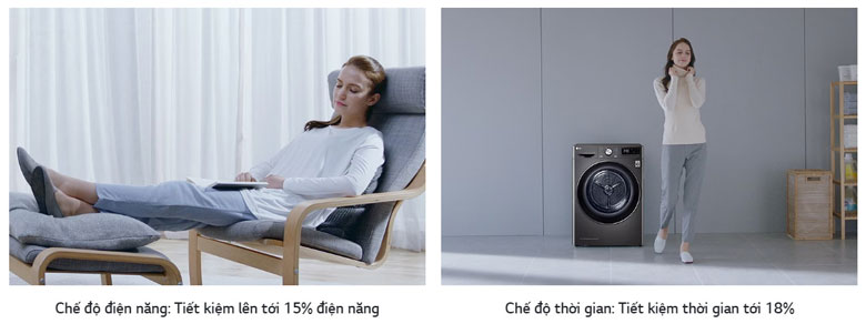 Máy sấy bơm nhiệt LG DUAL inverter 10.5 kg DVHP50P 2023