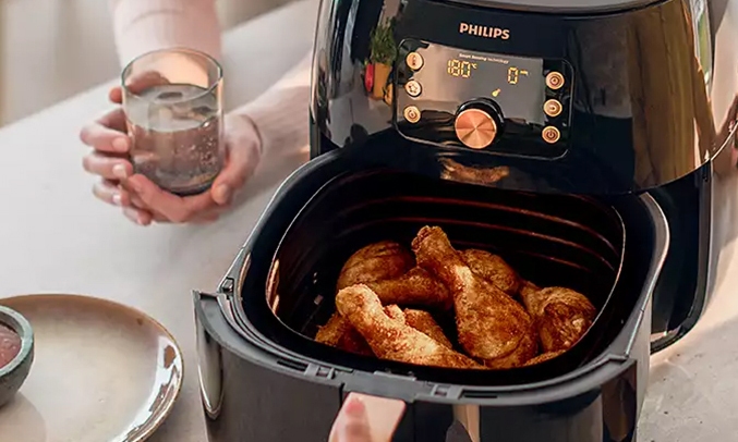 Nồi chiên không dầu Philips dung tích lớn 7.3 lít HD9860